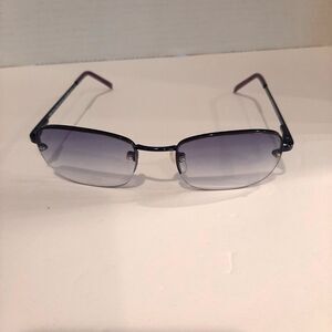 Ralph By Ralph Lauren 973/S Black/Grey 90s Rimless Sunglasses Frames Only
